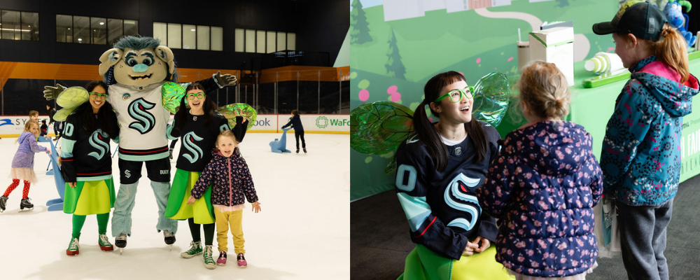 Tooth Fairies and Kraken's Buoy with kids at Skate Day 2024