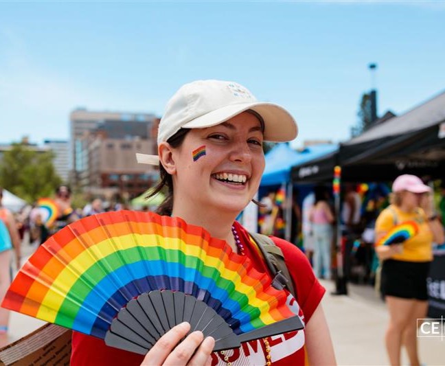 Pride Festival street scene