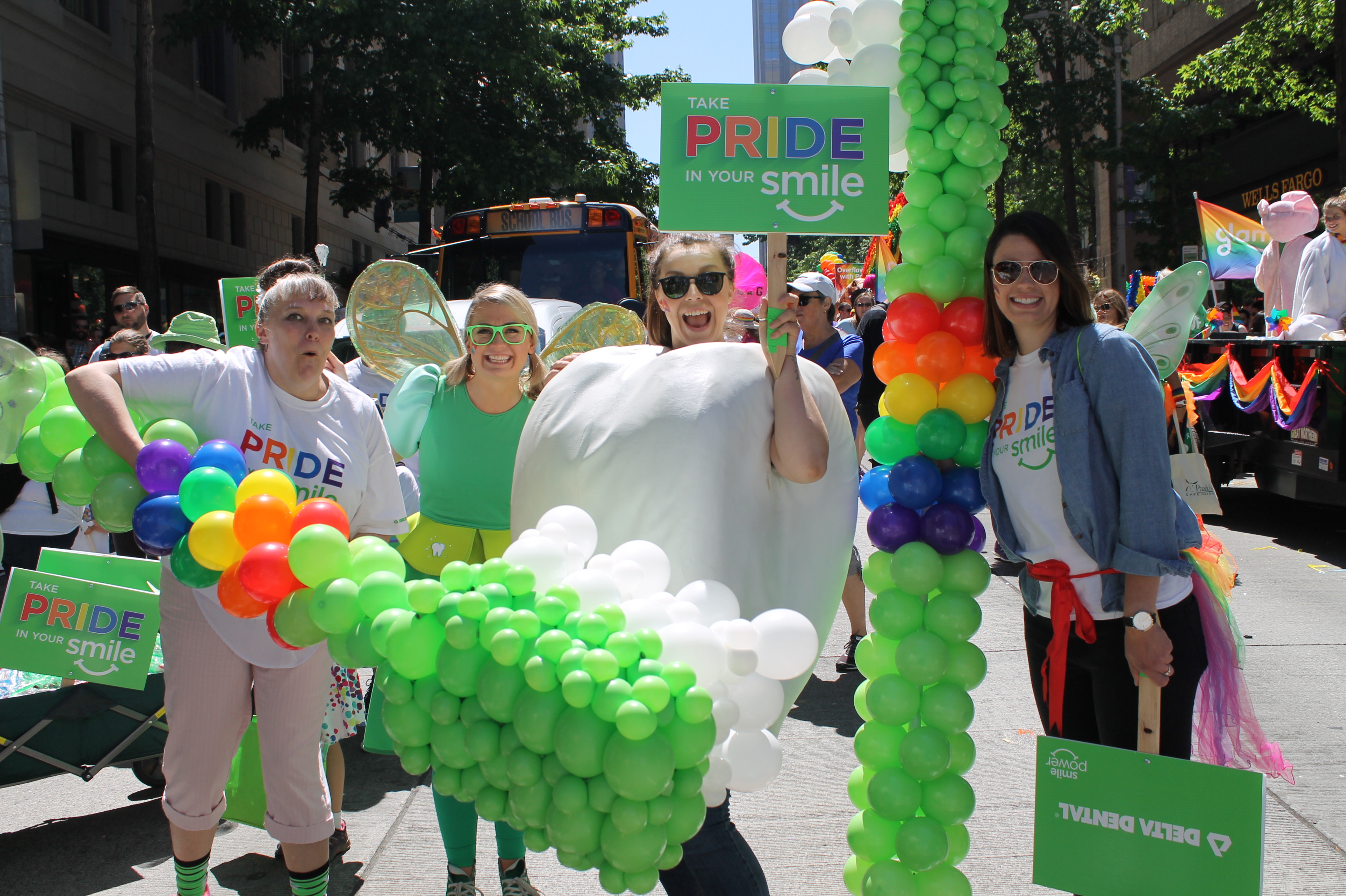 #SmileWithPride at the Pride Parade