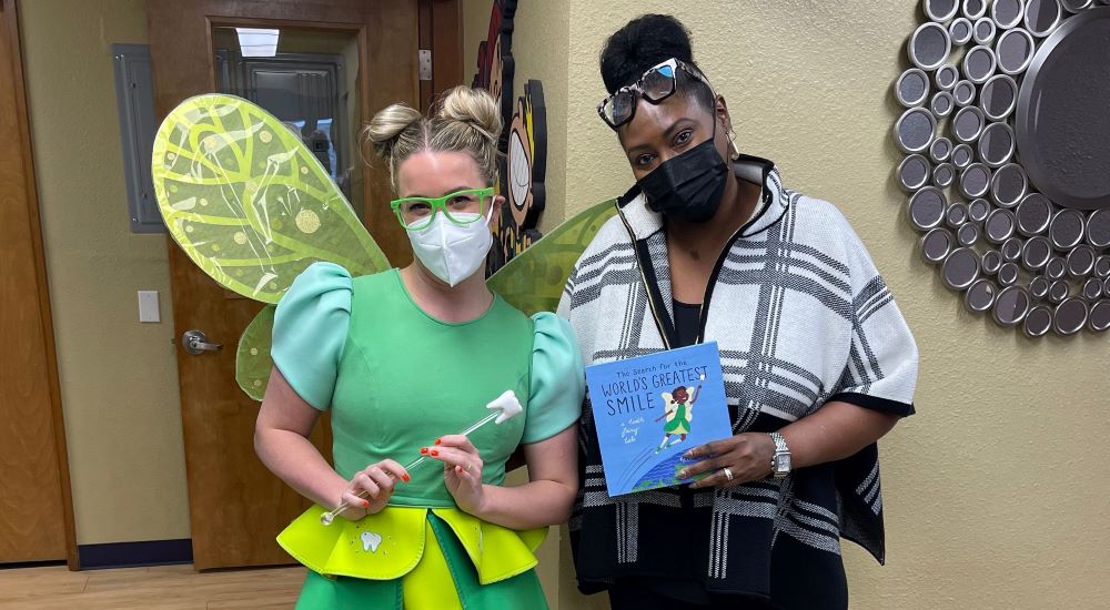 Dentist with Tooth Fairy